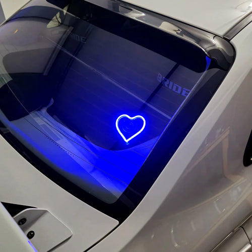 GlowDyno™ Neon Heart Window Light